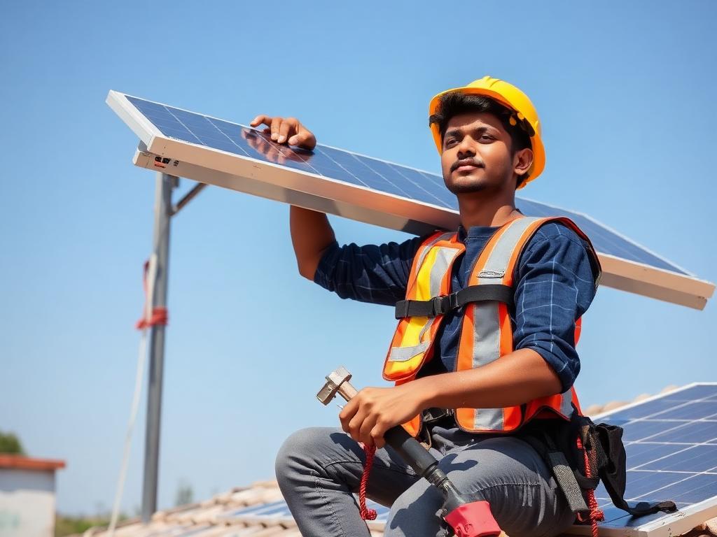 Solar panel installer in Sehore